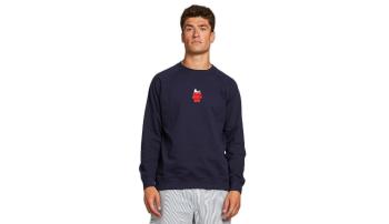 Dedicated Sweatshirt Malmoe Doghouse Navy modré 18178