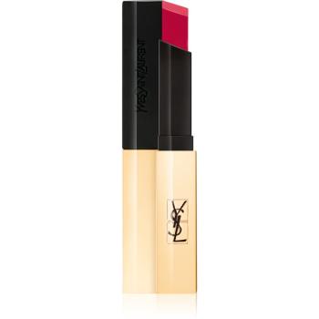 Yves Saint Laurent Rouge Pur Couture The Slim tenká matující rtěnka s koženým efektem odstín 15 Fuchsia Atypique 2,2 g