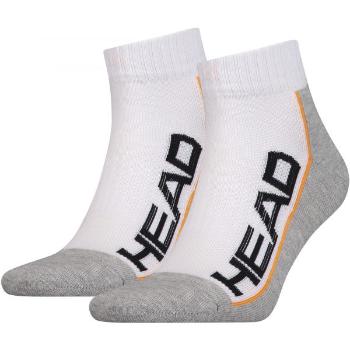 Head PERFORMANCE QUARTER 2PACK Unisexové ponožky, šedá, velikost 35-38