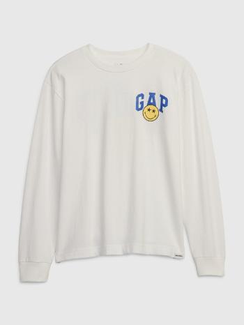 GAP Gap & Smiley® Triko dětské Bílá