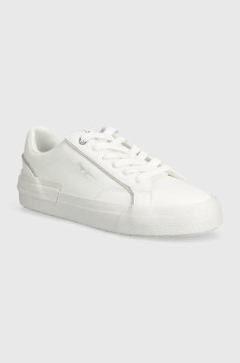 Sneakers boty Pepe Jeans ALLEN BASIC W bílá barva, PLS31563