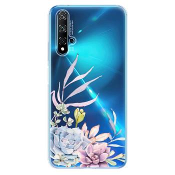 Odolné silikonové pouzdro iSaprio - Succulent 01 - Huawei Nova 5T