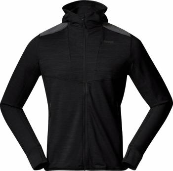 Bergans Rabot Active Mid Hood Jacket Men Black L Outdoorová mikina