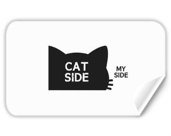 Samolepky obdelník - 5 kusů CAT SIDE