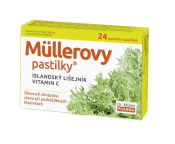 Dr. Müller Müllerovy pastilky s islandským lišejníkem 24 pastilek