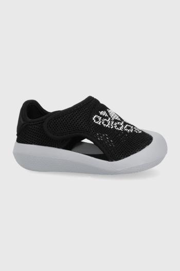 Dětské sandály adidas GV7812 černá barva
