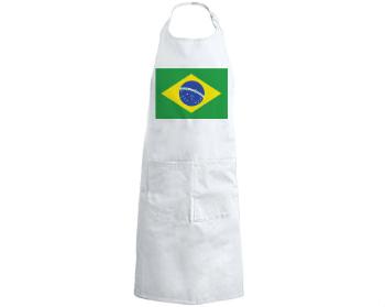 Kuchyňská zástěra Brazilská vlajka