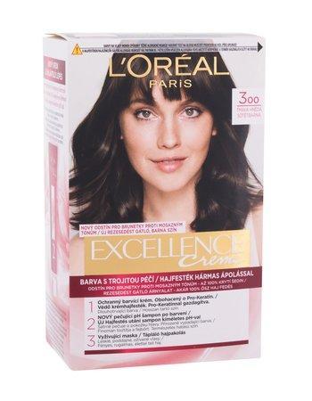 L´Oréal Paris Permanentní barva na vlasy Excellence Creme 3 Hnědá tmavá, 48ml