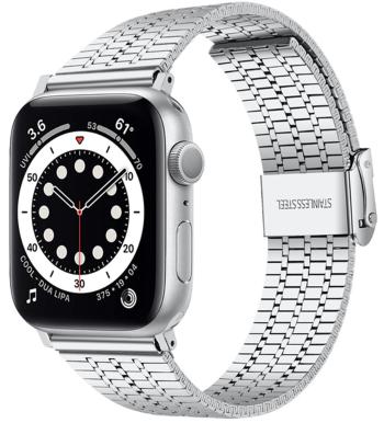 4wrist Milánský tah pro Apple Watch 42/44/45/49 mm - Silver