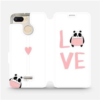 Flipové pouzdro na mobil Xiaomi Redmi 6 - MH09S Panda LOVE (5903226752683)