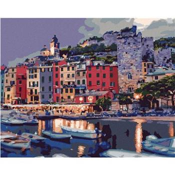 Diamondi - Diamantové malování - PORTOVENERE V ITÁLII, 40x50 cm, bez rámu a bez vypnutí plátna (606901A)