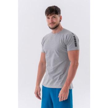 Pánské tričko Sporty Fit Essentials Light Grey XXL - NEBBIA