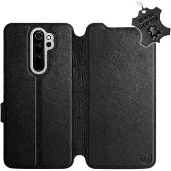 Flip pouzdro na mobil Xiaomi Redmi Note 8 Pro - Černé - kožené - Black Leather (5903226984978)