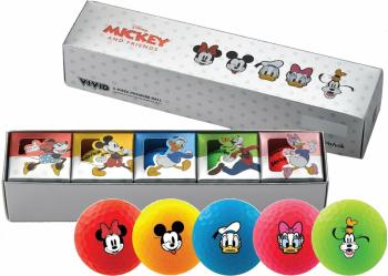 Volvik Vivid Disney 5 Pack Golf Balls Mickey and Friends Golfové míčky