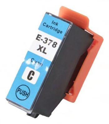 EPSON T3782-XL (T3782XL) - kompatibilní cartridge, azurová, 13ml