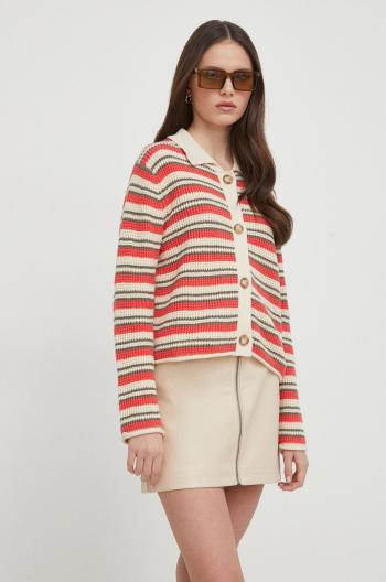 Bavlněný kardigan Pepe Jeans GALA CARDIGAN červená barva, lehký, PL702107