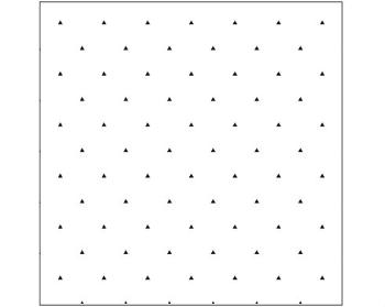 Plakát čtverec Ikea kompatibilní Minimal triangle pattern