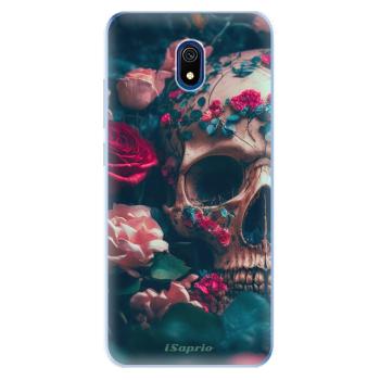 Odolné silikonové pouzdro iSaprio - Skull in Roses - Xiaomi Redmi 8A