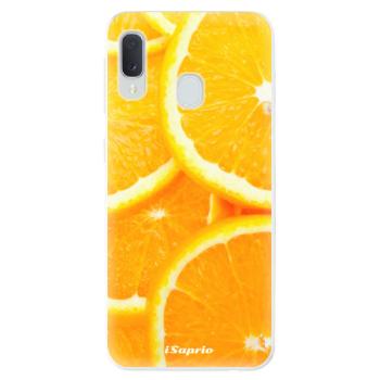 Odolné silikonové pouzdro iSaprio - Orange 10 - Samsung Galaxy A20e