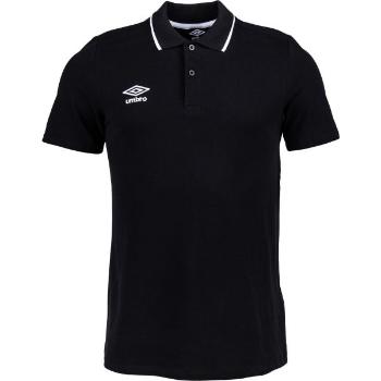 Umbro FW PIQUE POLO Pánské polo triko, černá, velikost S