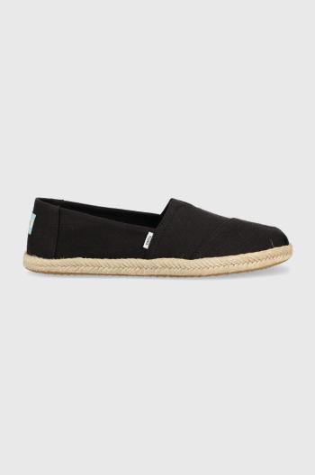 Espadrilky Toms Alpargata Rope černá barva, 10019670