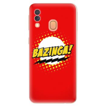 Odolné silikonové pouzdro iSaprio - Bazinga 01 - Samsung Galaxy A40