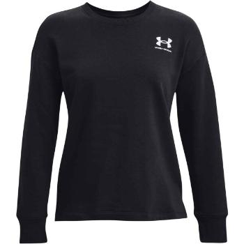 Under Armour RIVAL FLEECE OVERSIZE CREW Dámská mikina, černá, velikost