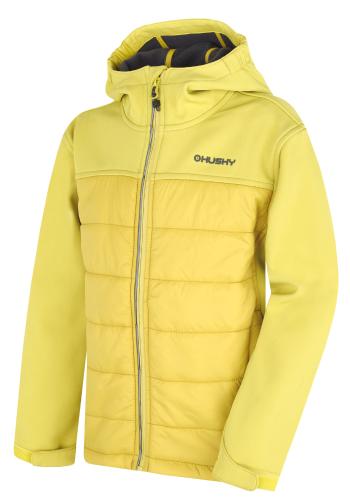 Husky Dětská softshell plněná bunda Swany K lime green Velikost: 112 dětská bunda