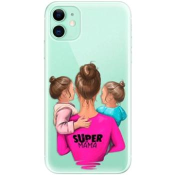 iSaprio Super Mama - Two Girls pro iPhone 11 (smtwgir-TPU2_i11)
