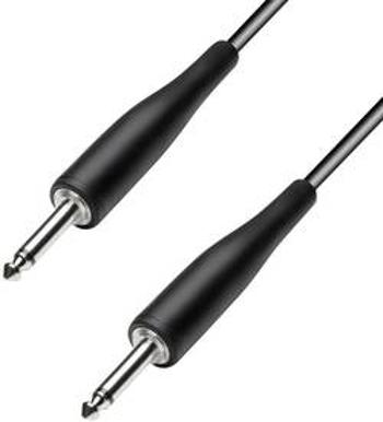 Instrumentální kabel s pogumováním JACK 6,3 mm Paccs, 6 m, černá