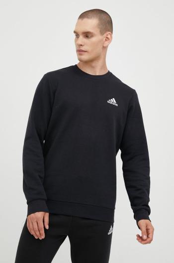 Mikina adidas pánská, černá barva, hladká