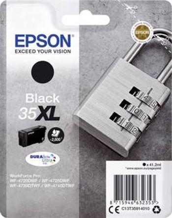 Epson Ink T3591, 35XL originál černá C13T35914010