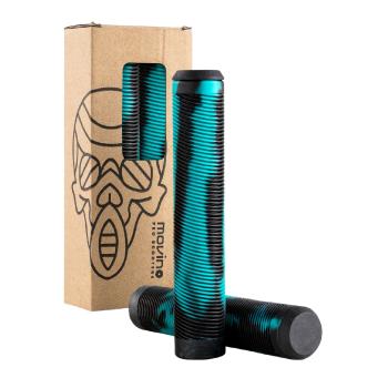 Náhradní grip na řídítka freestyle koloběžky TPR Grip (ELITE Teal Lizard), 2ks