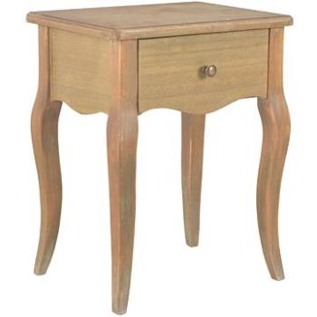 Noční stolek 40 x 30 x 50 cm masivní borové dřevo (280009)