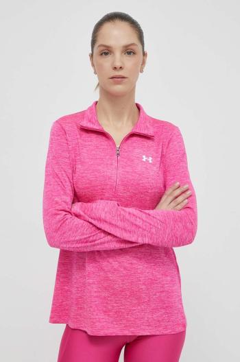 Tréninková mikina Under Armour Tech 1 růžová barva