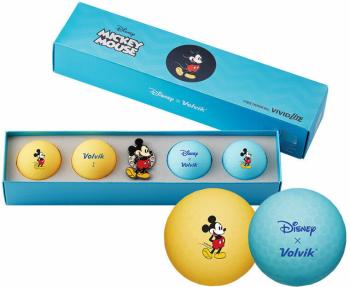 Volvik Vivid Lite Disney Characters 4 Pack Golf Balls Mickey Mouse Golfové míčky