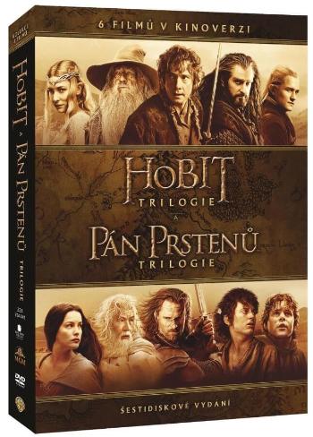 Kolekce Středozemě: Pán prstenů / Hobit (6 DVD) - kinoverze