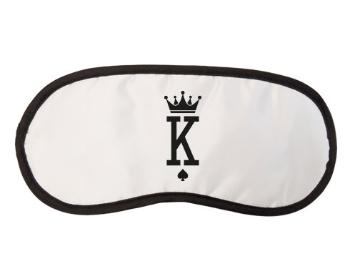 Maska na spaní - škraboška K as King