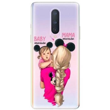iSaprio Mama Mouse Blond and Girl pro OnePlus 8 (mmblogirl-TPU3-OnePlus8)