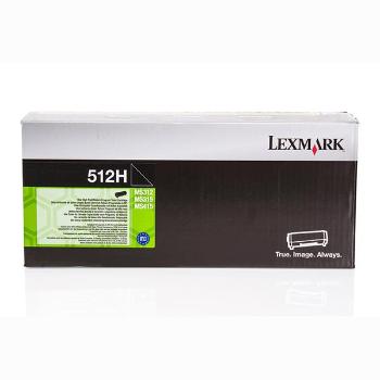 Lexmark originální toner 51F2H00, black, 5000str., return, high capacity, Lexmark MS312