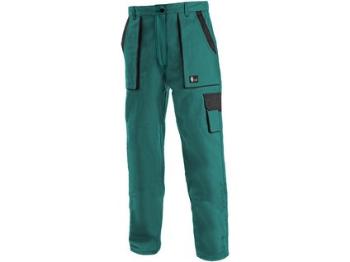 Kalhoty do pasu CXS LUXY ELENA, dámské, zeleno-černé, vel. 52