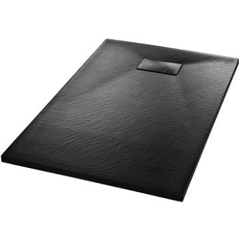 Sprchová vanička SMC černá 100 × 80 cm