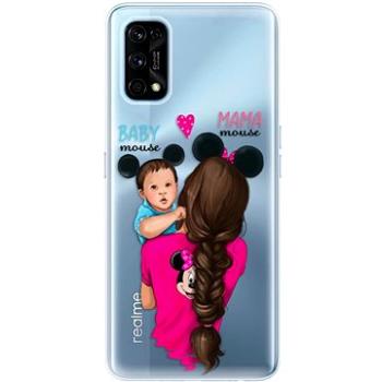 iSaprio Mama Mouse Brunette and Boy pro Realme 7 Pro (mmbruboy-TPU3-RLM7pD)