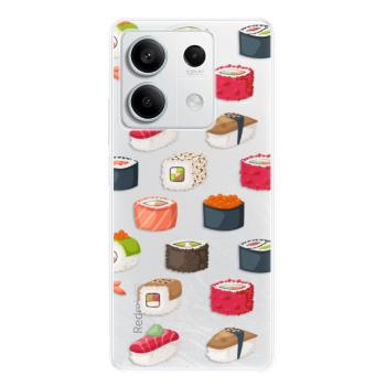 Odolné silikonové pouzdro iSaprio - Sushi Pattern - Xiaomi Redmi Note 13 5G