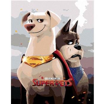 Krypto a ace (DC Liga supermazlíčků), 40×50 cm, vypnuté plátno na rám (6063651)