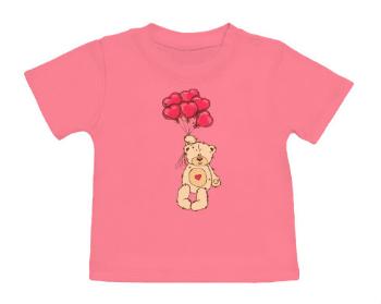 Tričko pro miminko Medvídek s balónky