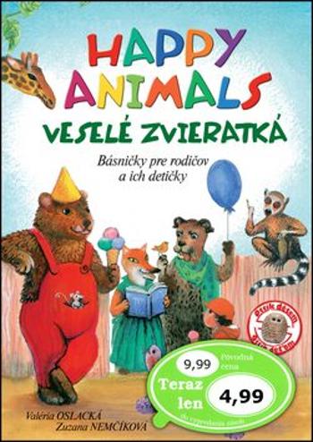 Happy Animals Veselé zvieratká - Zuzana Nemčíková, Valéria Oslacká