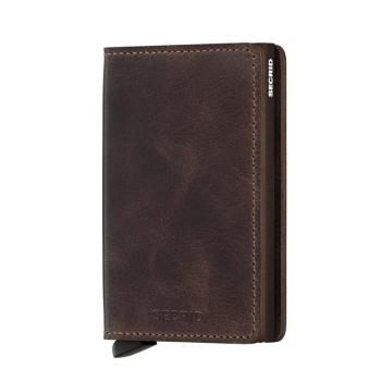 Hnědá peněženka Slimwallet Vintage