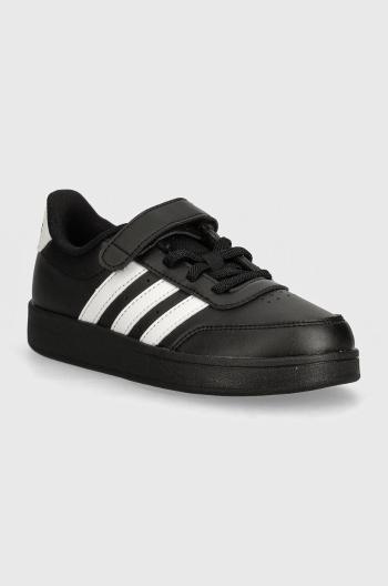 Dětské sneakers boty adidas BREAKNET 2.0 EL C černá barva, IE3793