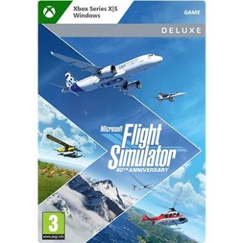 Microsoft Flight Simulator 40th Anniversary - Deluxe Edition - Xbox Series X|S / Windows Digital (G7Q-00134)